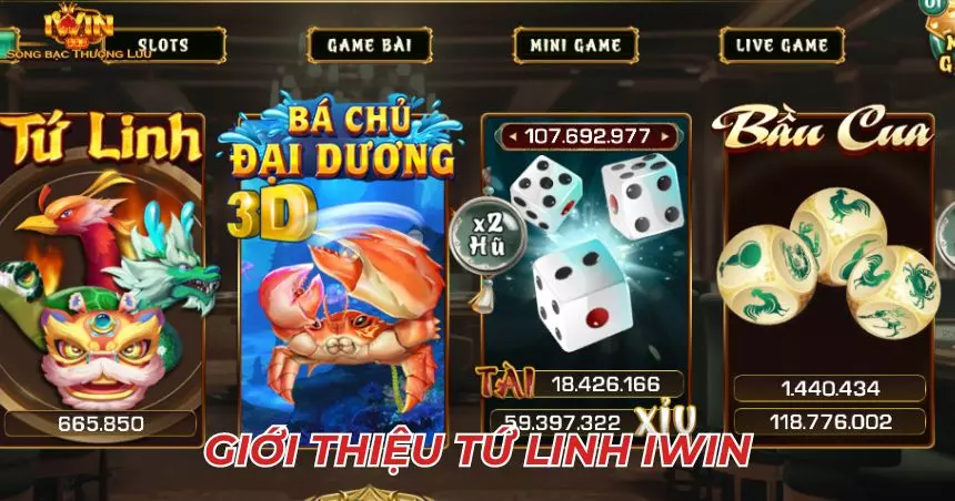 Tựa game Tứ Linh iWin thu hút không thể nào cưỡng